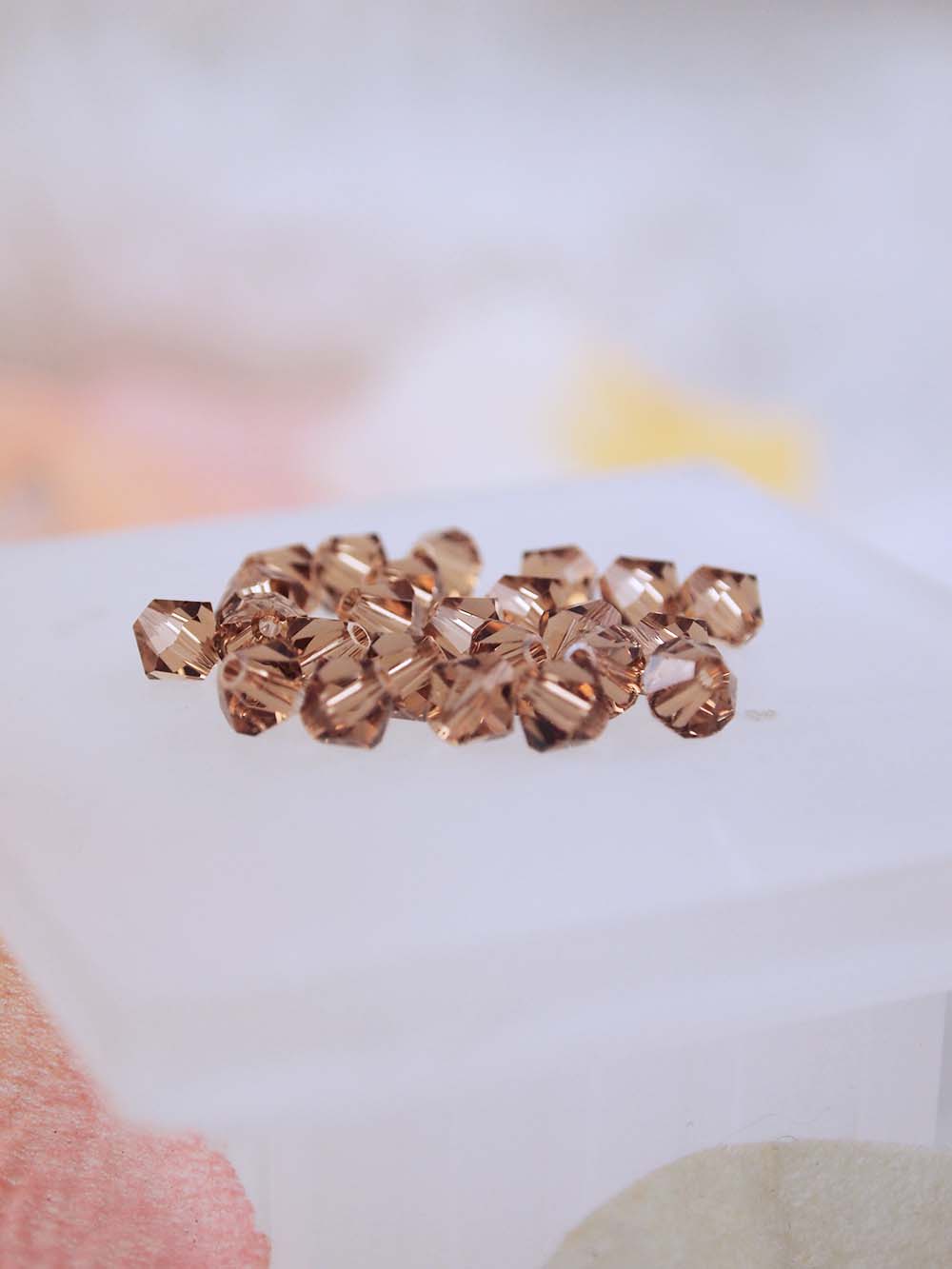 Swarovski Beads 5301 - 5mm - 24pc - Light Smoke Topaz