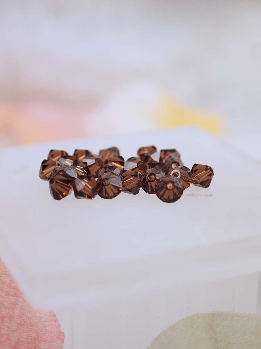 Swarovski Beads 5301 - 5mm - 24pc - Smoke Topaz