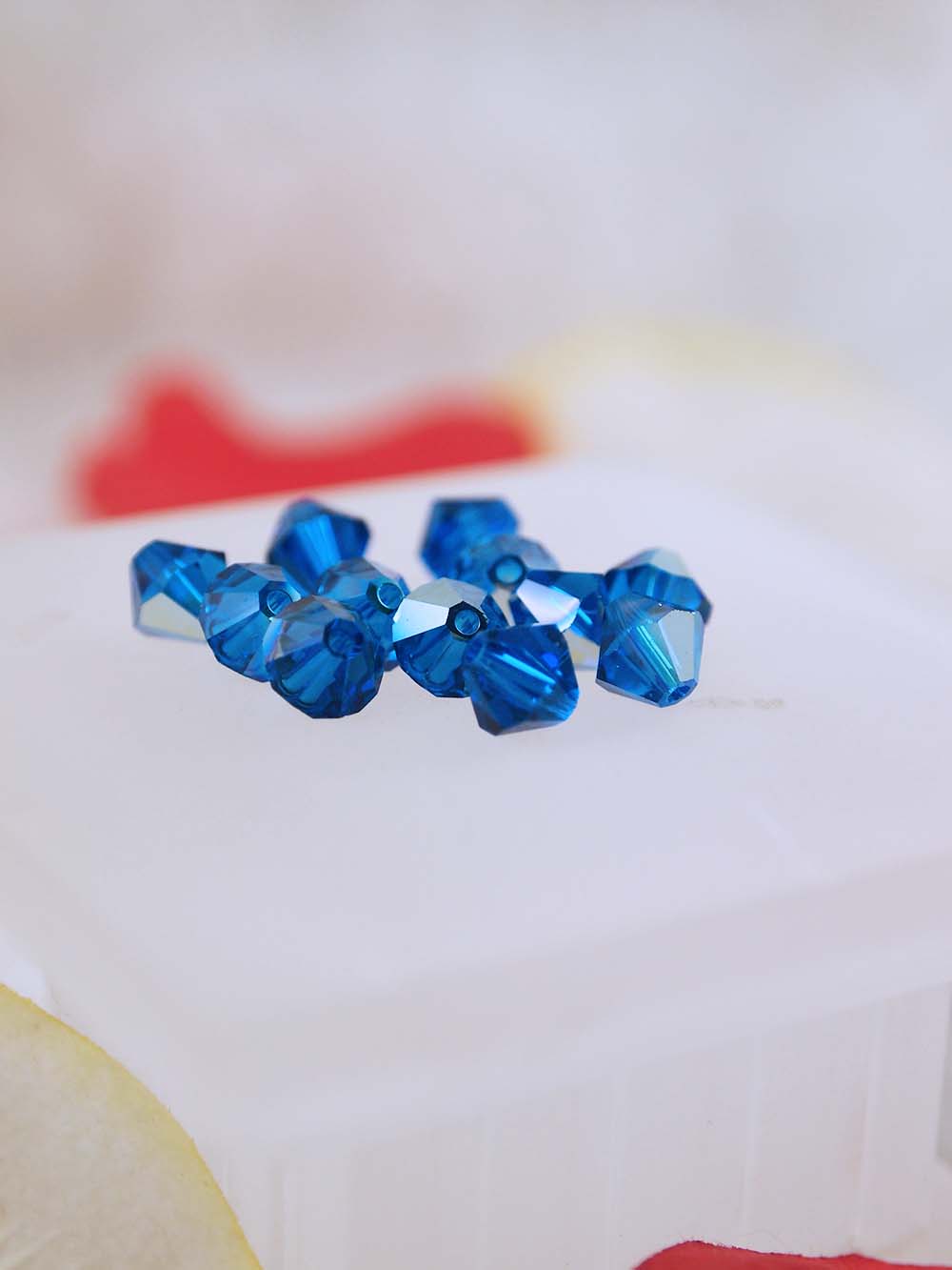 Swarovski Beads 5301 - 6mm - 12pc - Capri Blue AB