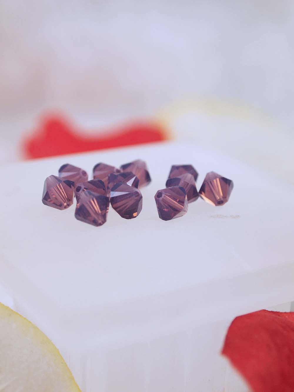 Swarovski Beads 5301 - 6mm - 12pc - Cyclamen Opal