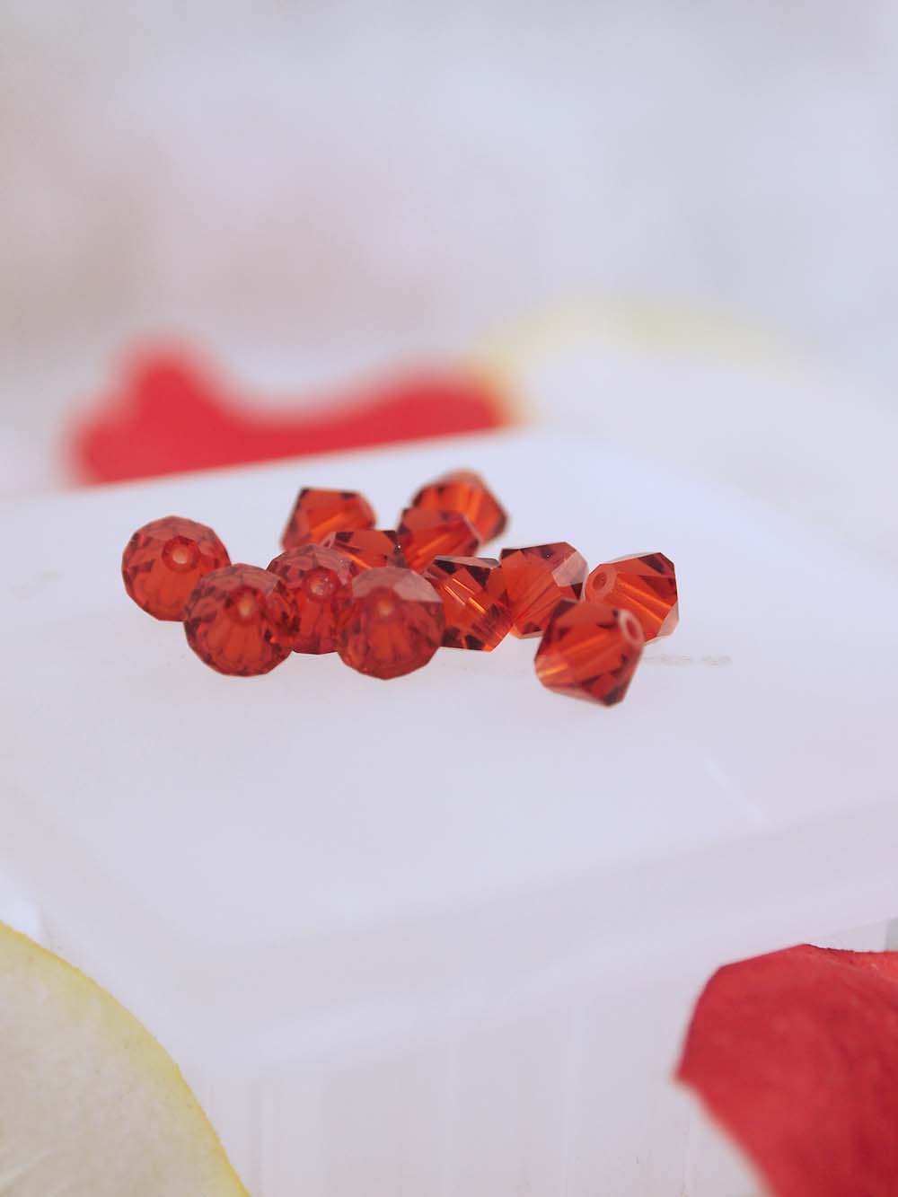 Swarovski Beads 5301 - 6mm - 12pc - Indian Red