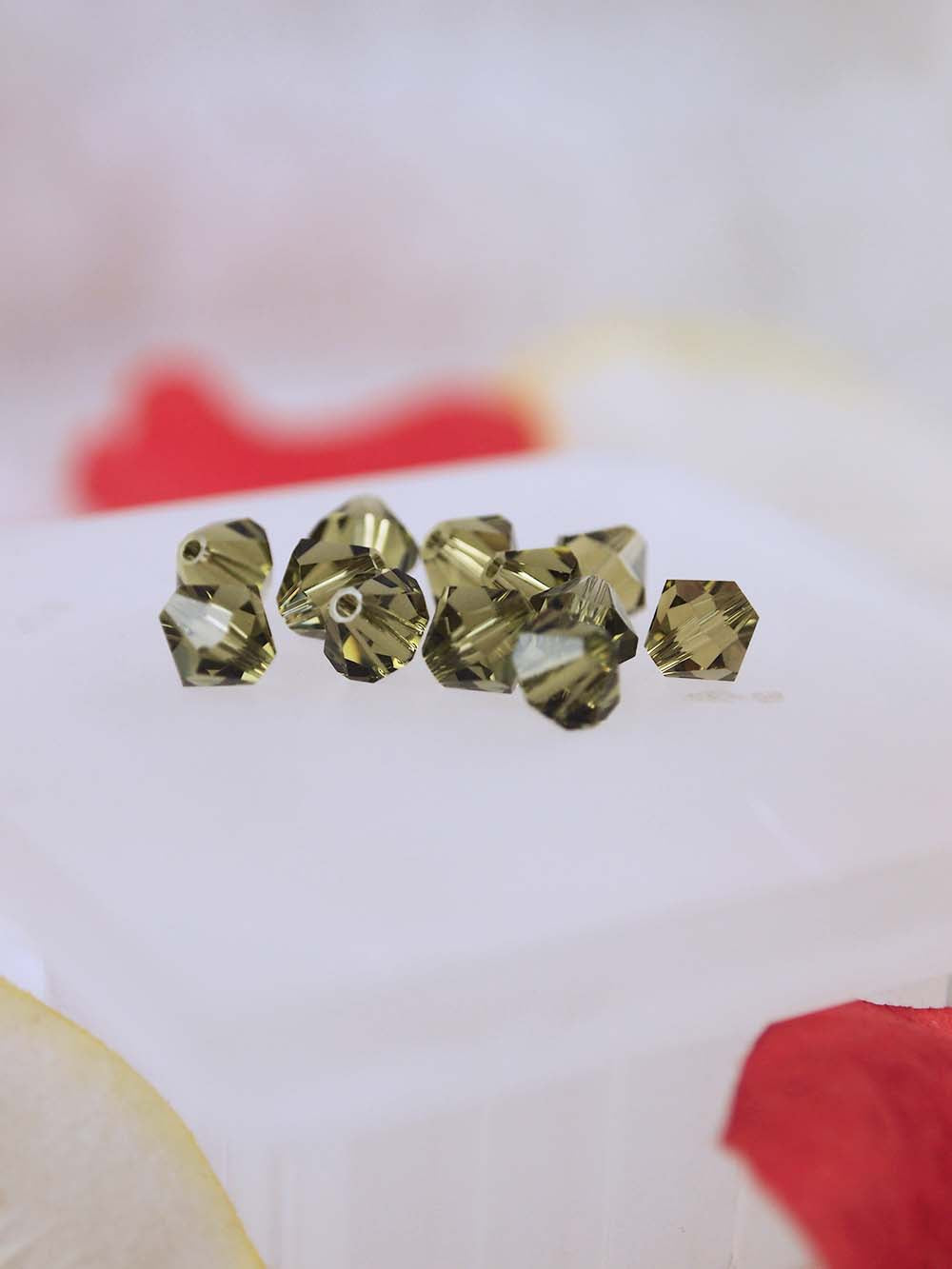 Swarovski Beads 5301 - 6mm - 12pc - Khaki