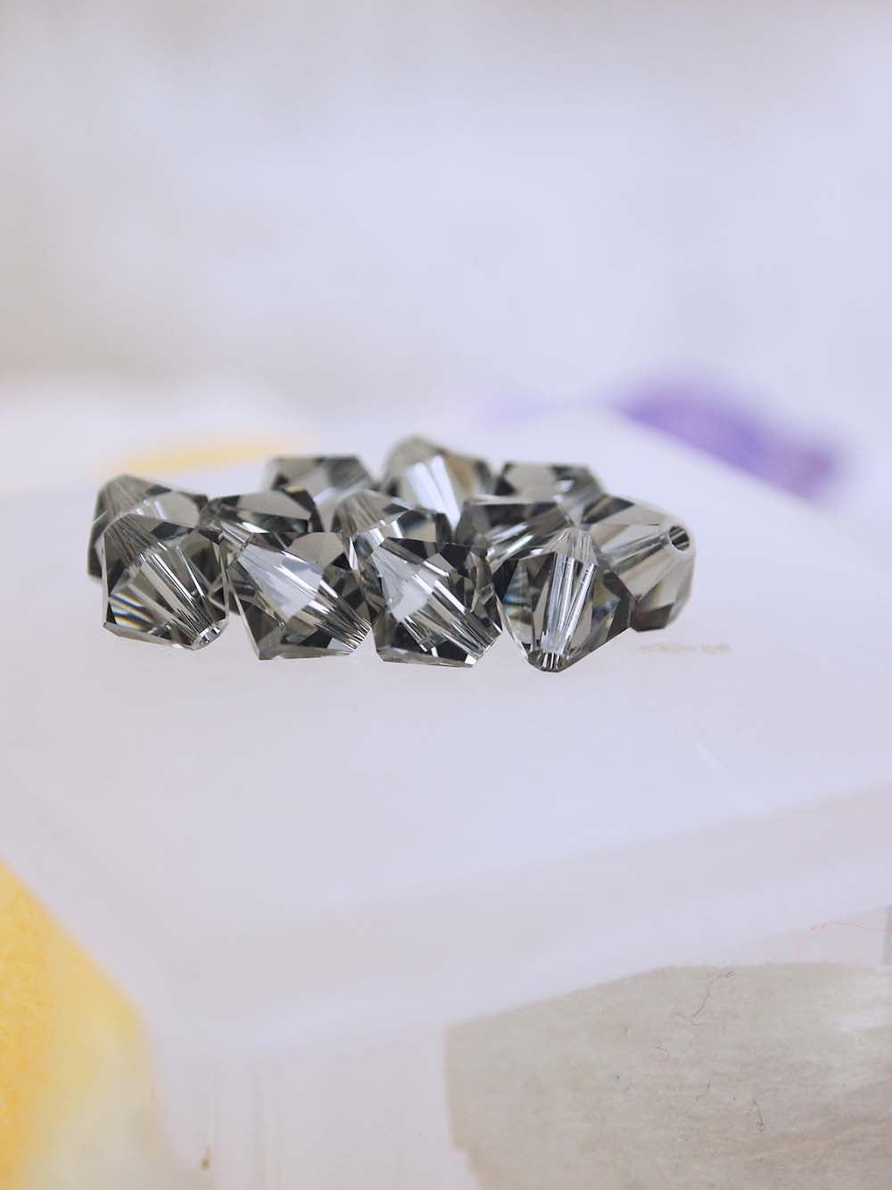 Swarovski Beads 5301 - 8mm - 12pc - Black Diamond