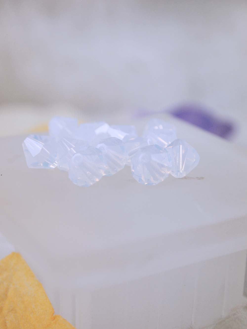 Swarovski Beads 5301 - 8mm - 12pc - White Opal