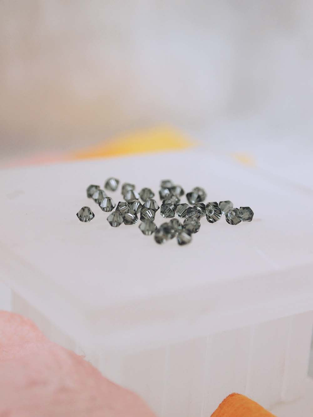 Swarovski Beads 5328 - 2mm - 36pc - Black Diamond