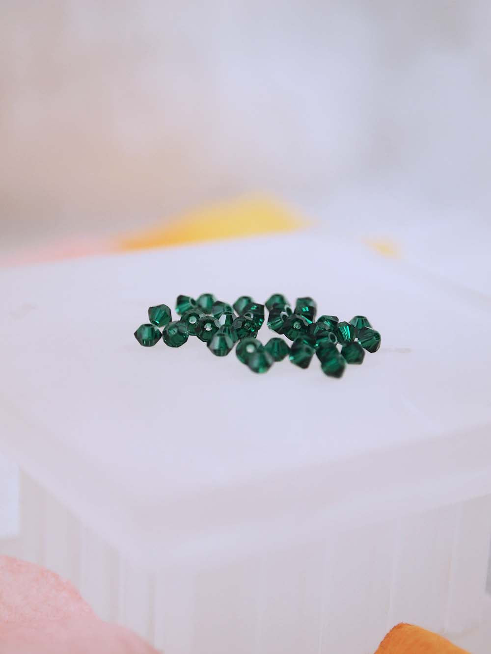 Swarovski Beads 5328 - 2mm - 36pc - Emerald