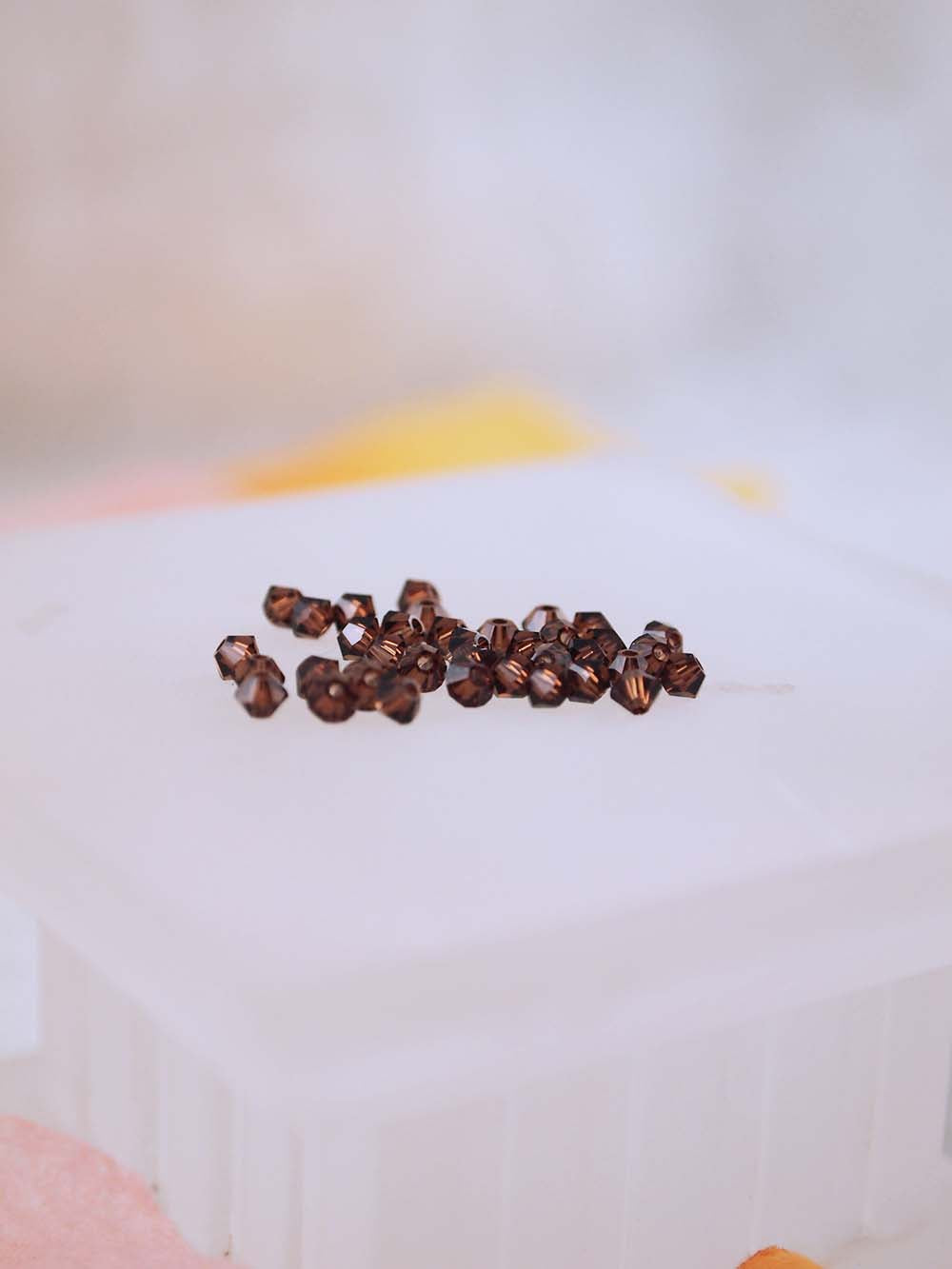 Swarovski Beads 5328 - 2mm - 36pc - Smoke Topaz