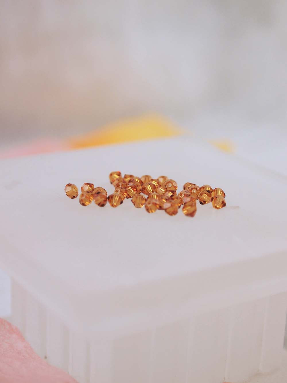 Swarovski Beads 5328 - 2mm - 36pc - Topaz