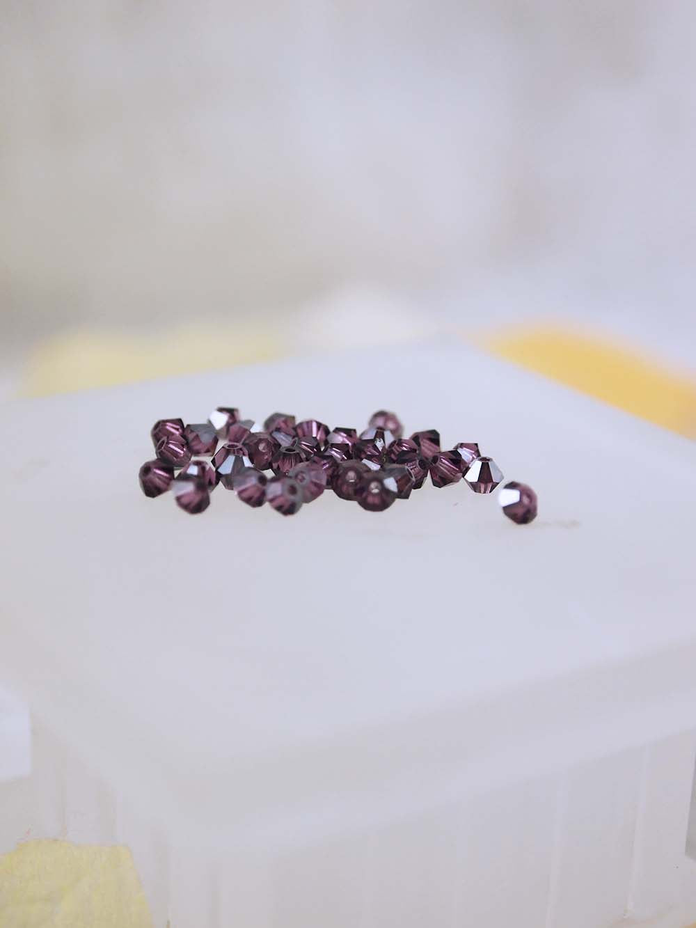 Swarovski Beads 5328 - 3mm - 36pc - Amethyst Satin
