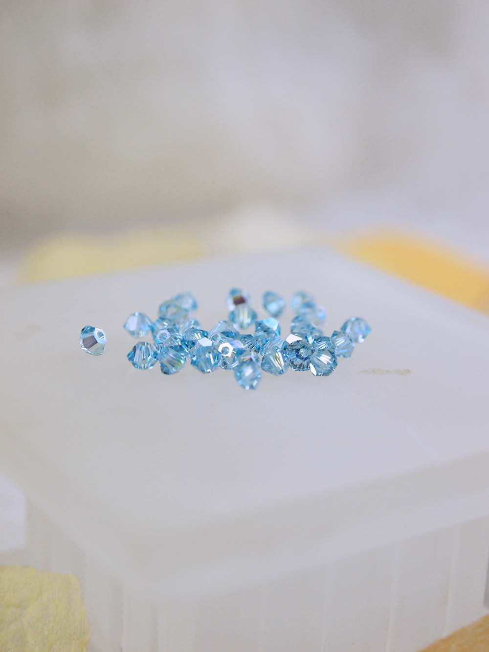 Swarovski Beads 5328 - 3mm - 36pc - Aquamarine AB