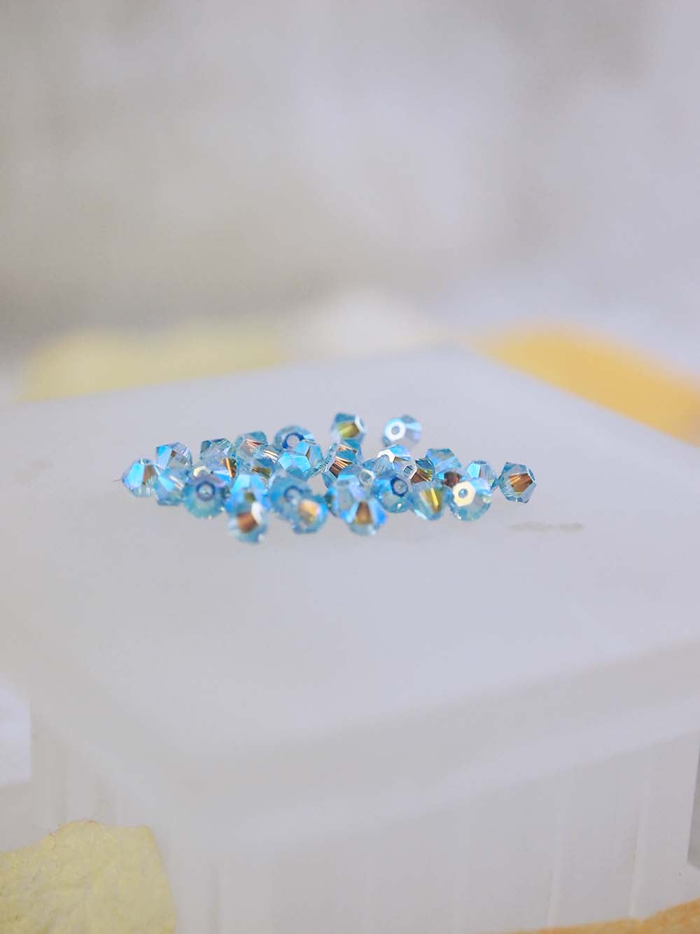 Swarovski Beads 5328 - 3mm - 36pc - Aquamarine AB 2X