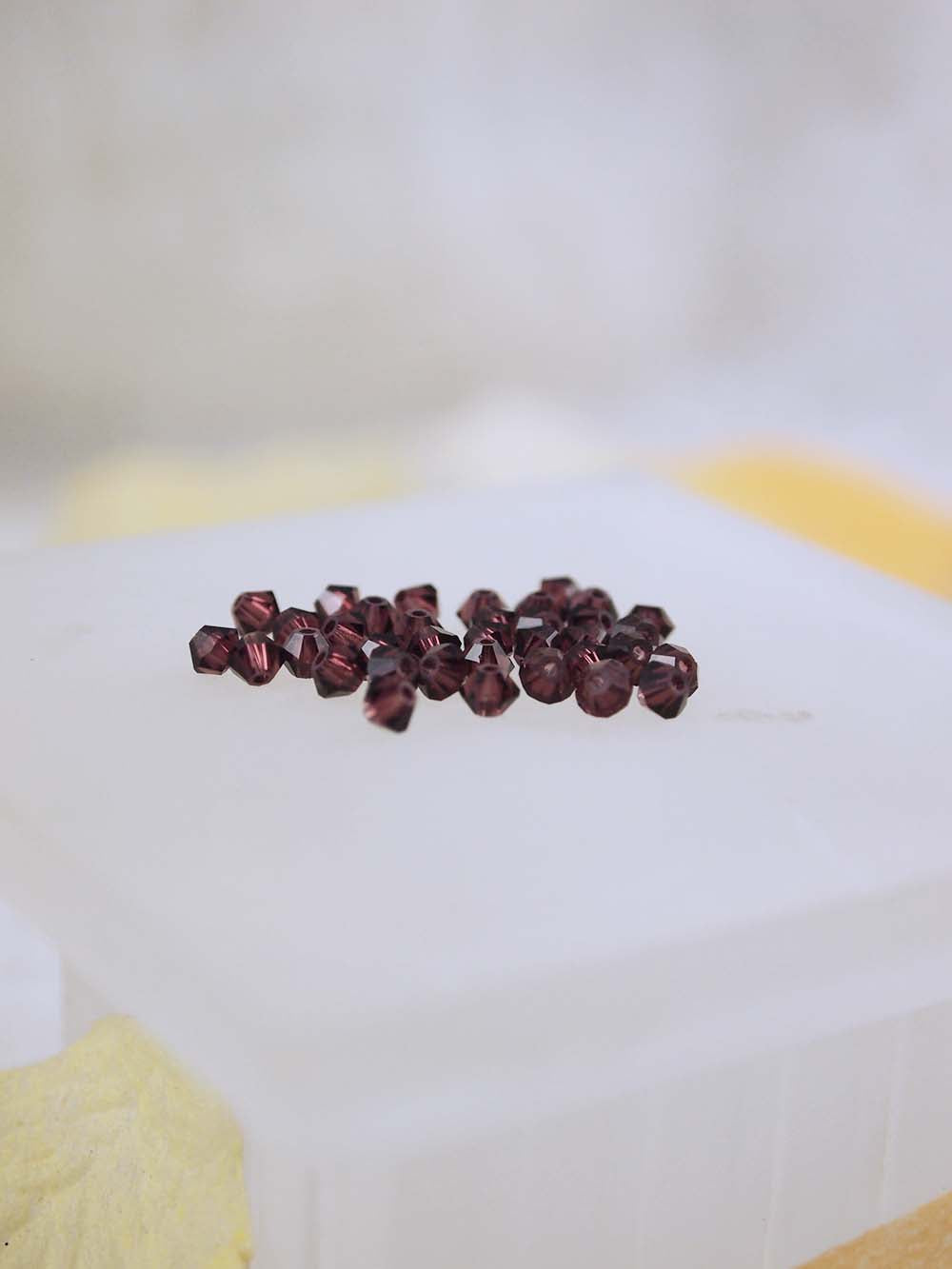 Swarovski Beads 5328 - 3mm - 36pc - Burgundy