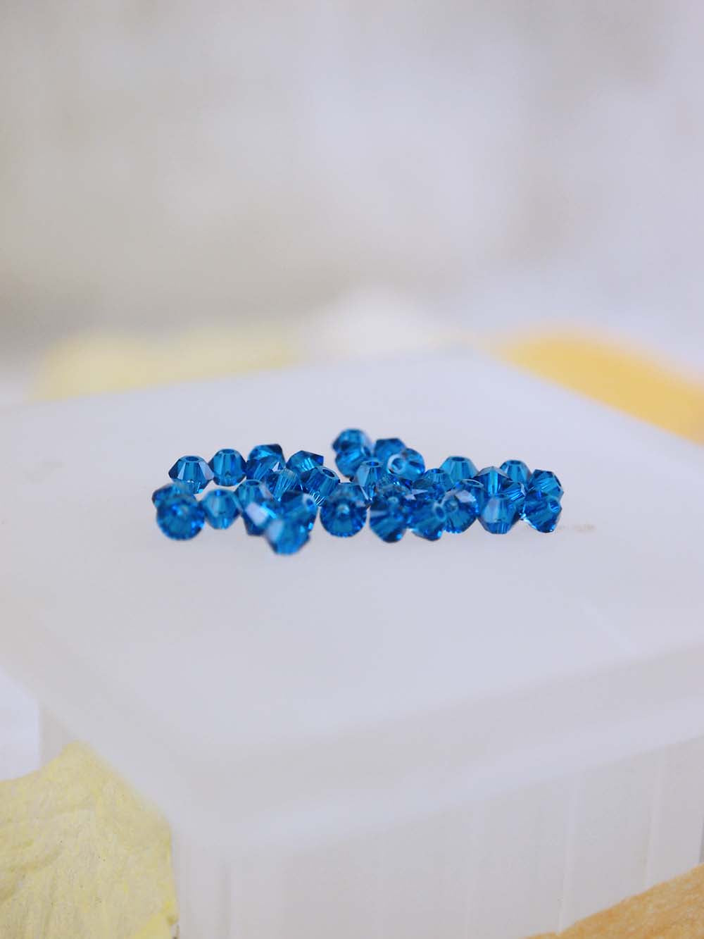 Swarovski Beads 5328 - 3mm - 36pc - Capri Blue