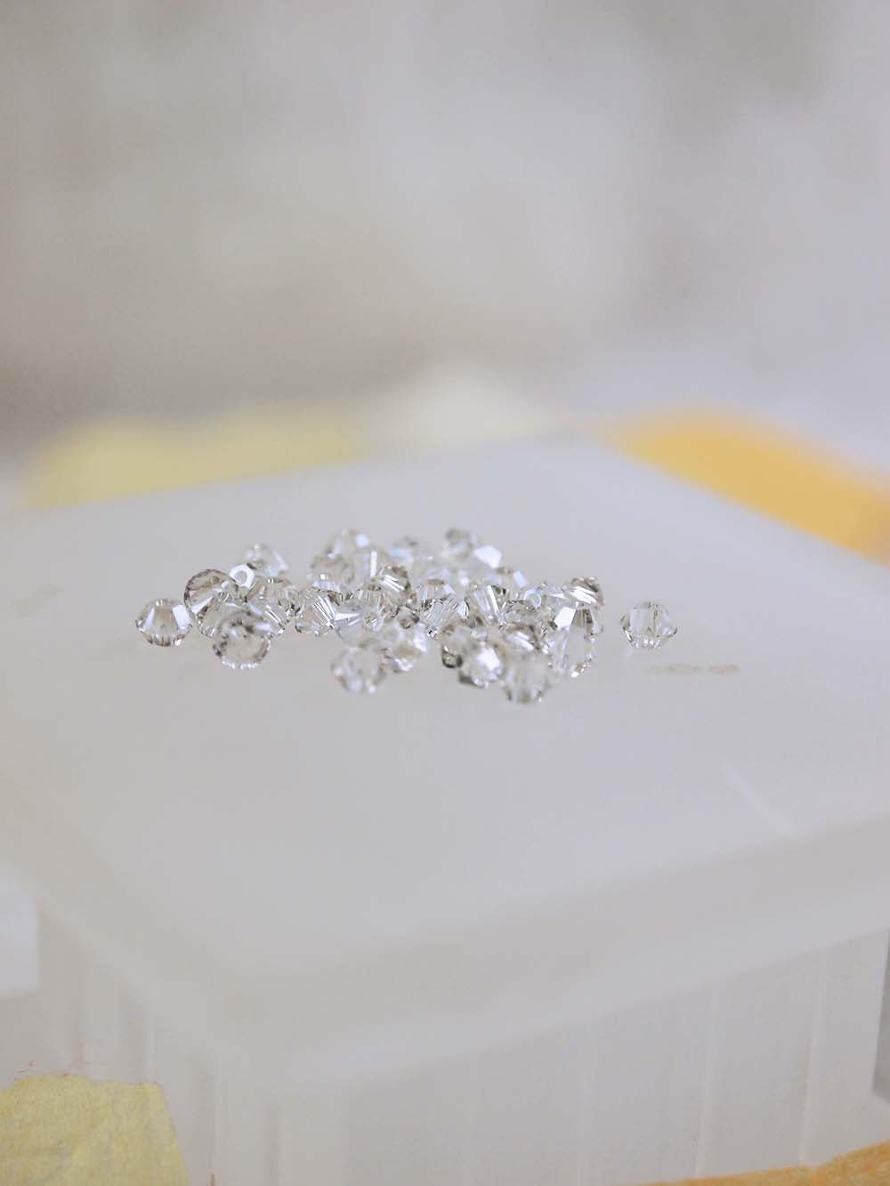 Swarovski Beads 5328 - 3mm - 36pc - Crystal Silver Shade