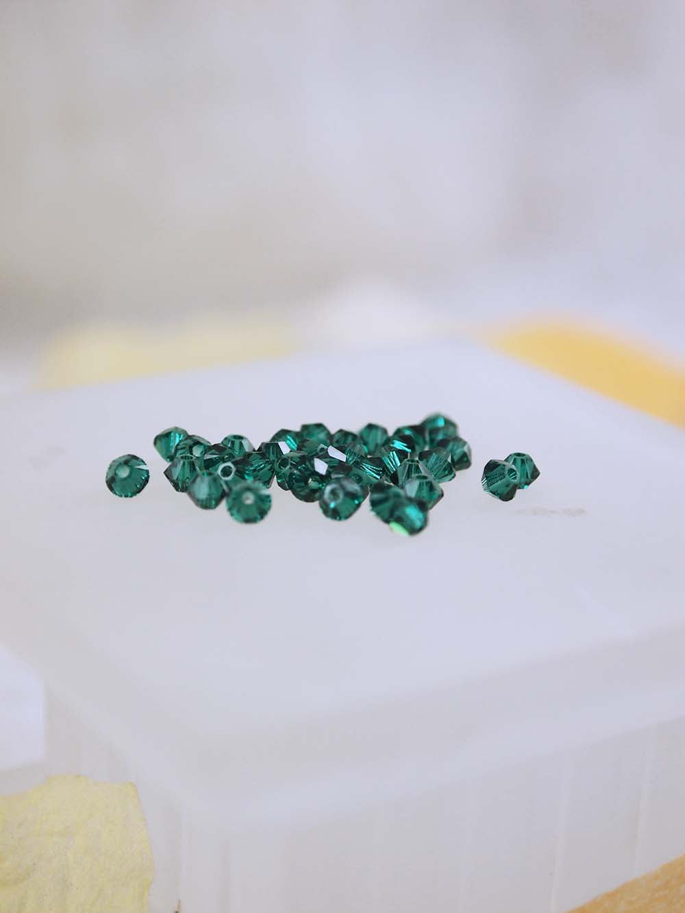 Swarovski Beads 5328 - 3mm - 36pc - Emerald