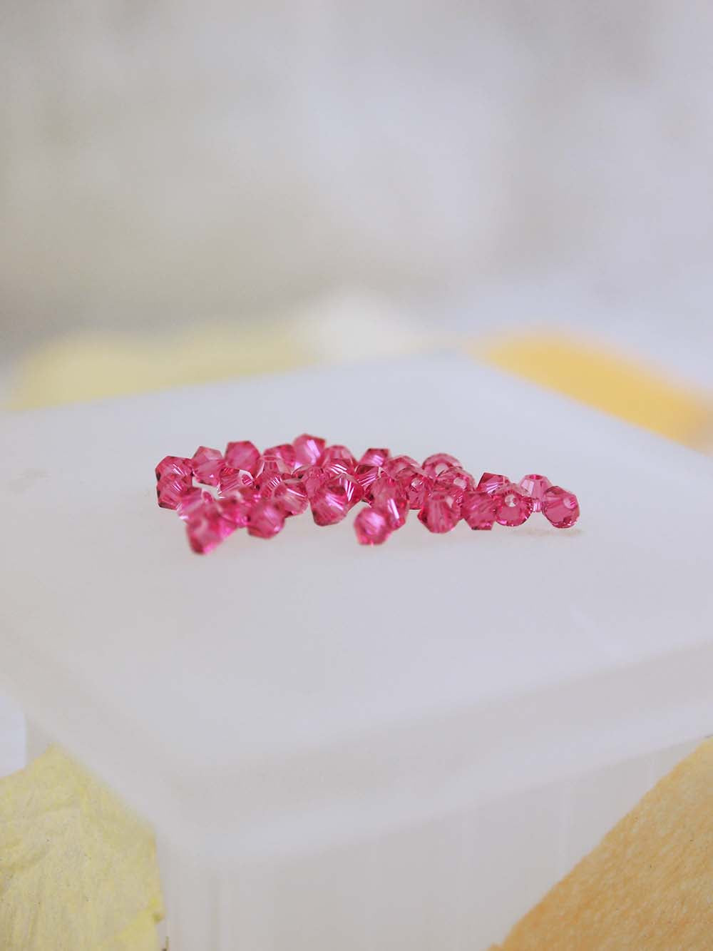 Swarovski Beads 5328 - 3mm - 36pc - Indian Pink