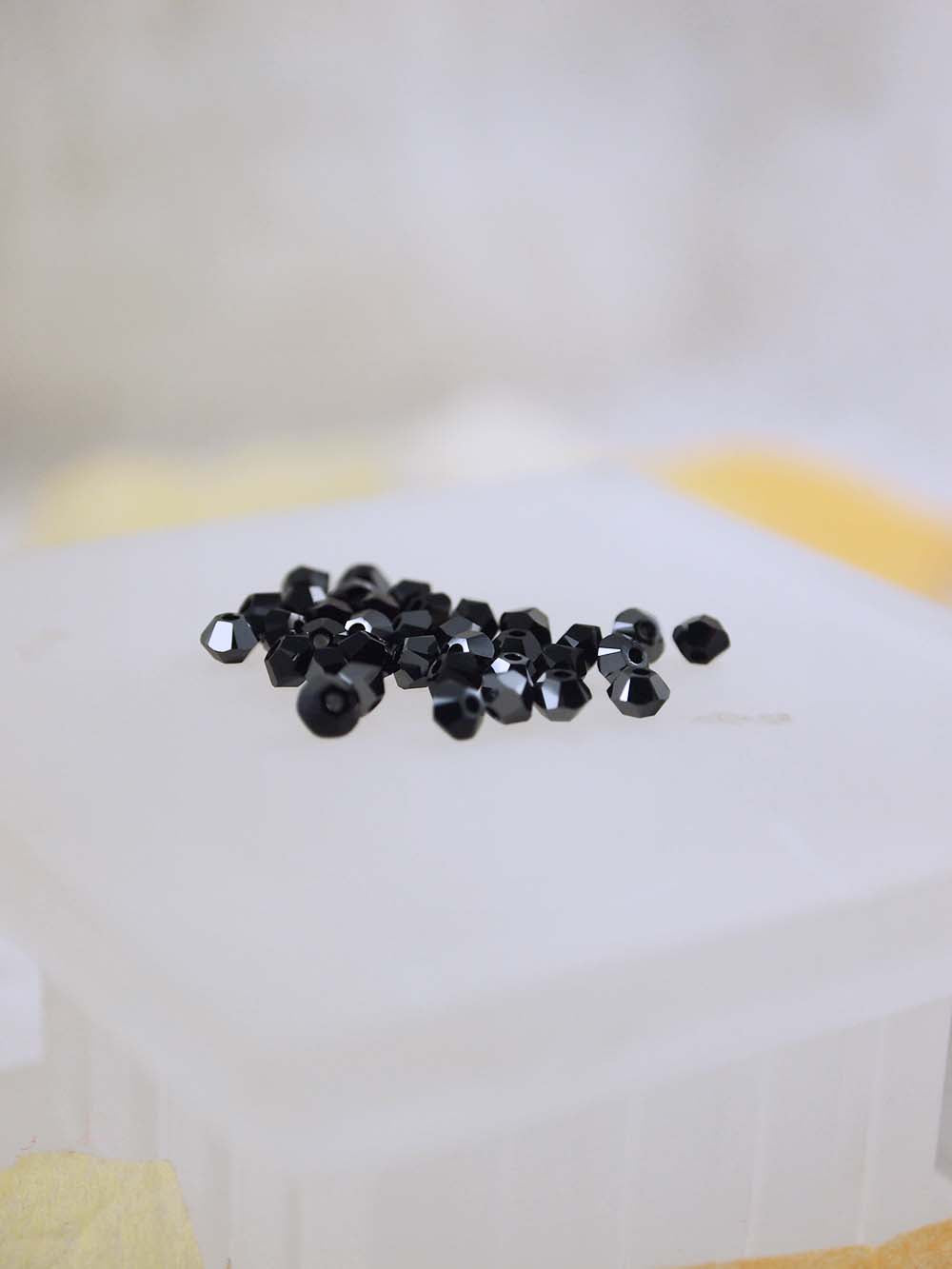 Swarovski Beads 5328 - 3mm - 36pc - Jet Hematite