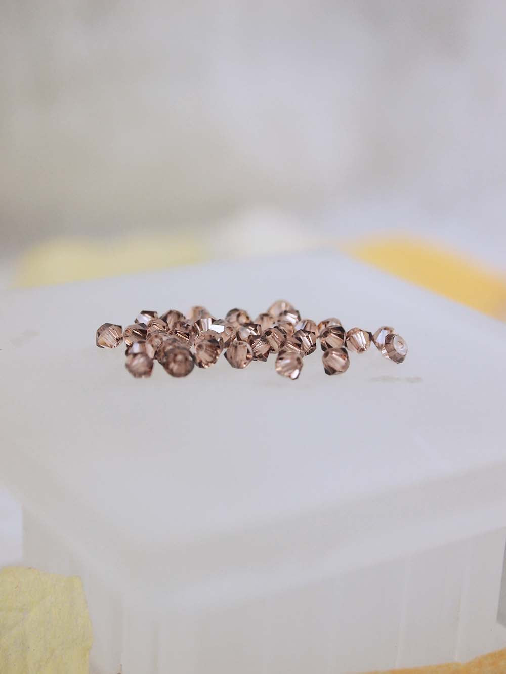 Swarovski Beads 5328 - 3mm - 36pc - Light Peach Satin