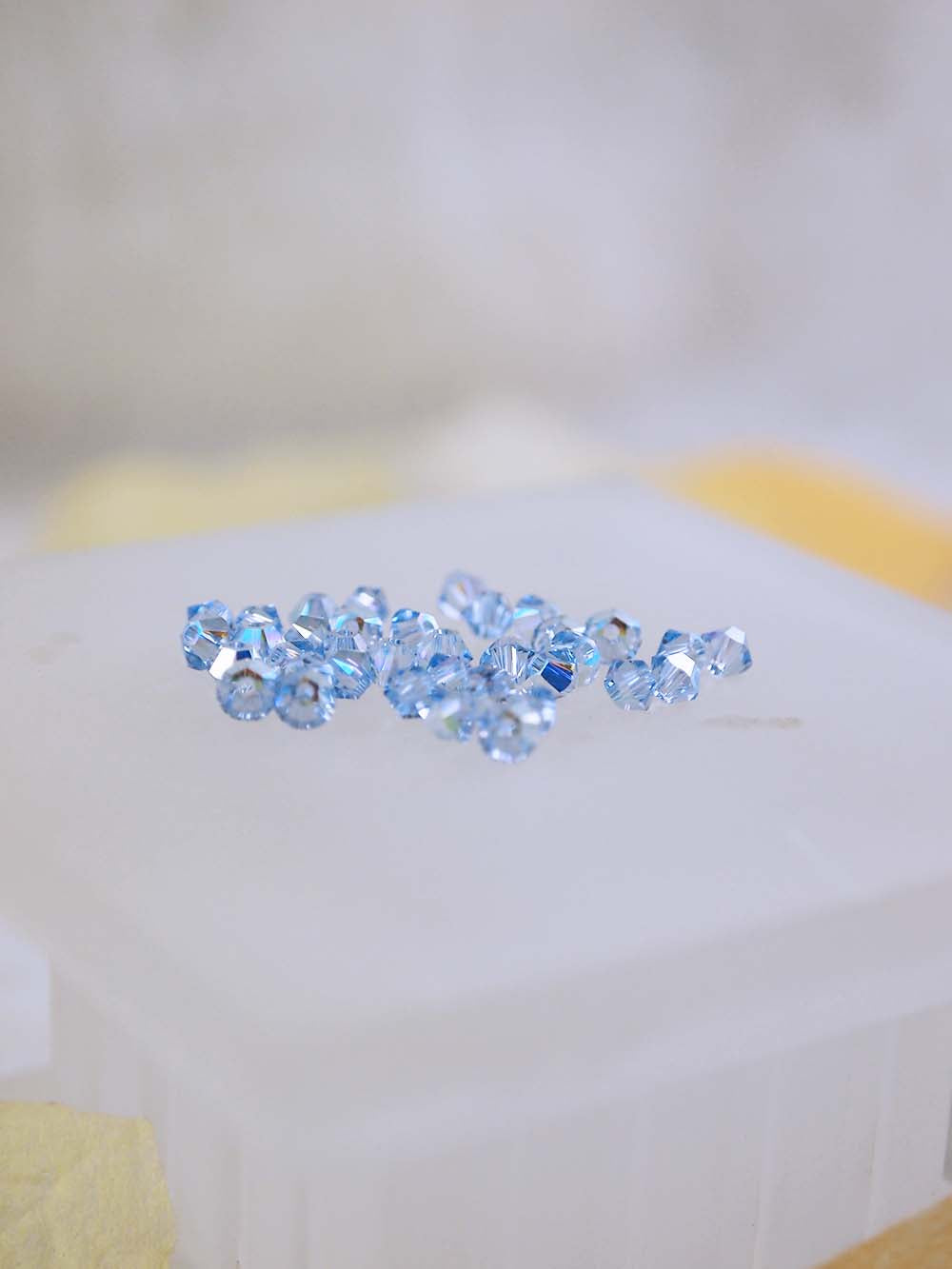 Swarovski Beads 5328 - 3mm - 36pc - Light Sapphire AB