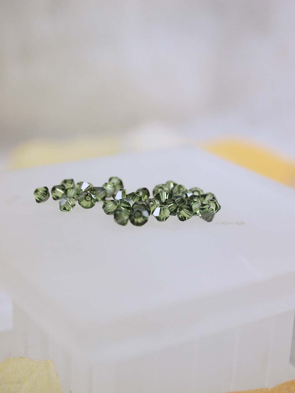 Swarovski Beads 5328 - 3mm - 36pc - Peridot Satin
