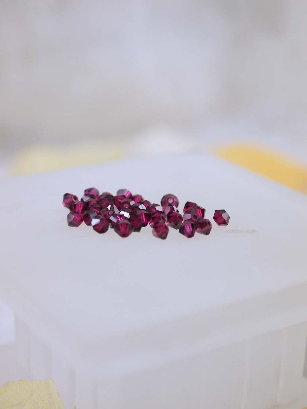 Swarovski Beads 5328 - 3mm - 36pc - Ruby Satin