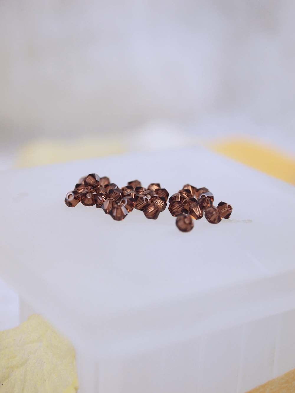 Swarovski Beads 5328 - 3mm - 36pc - Smoke Topaz