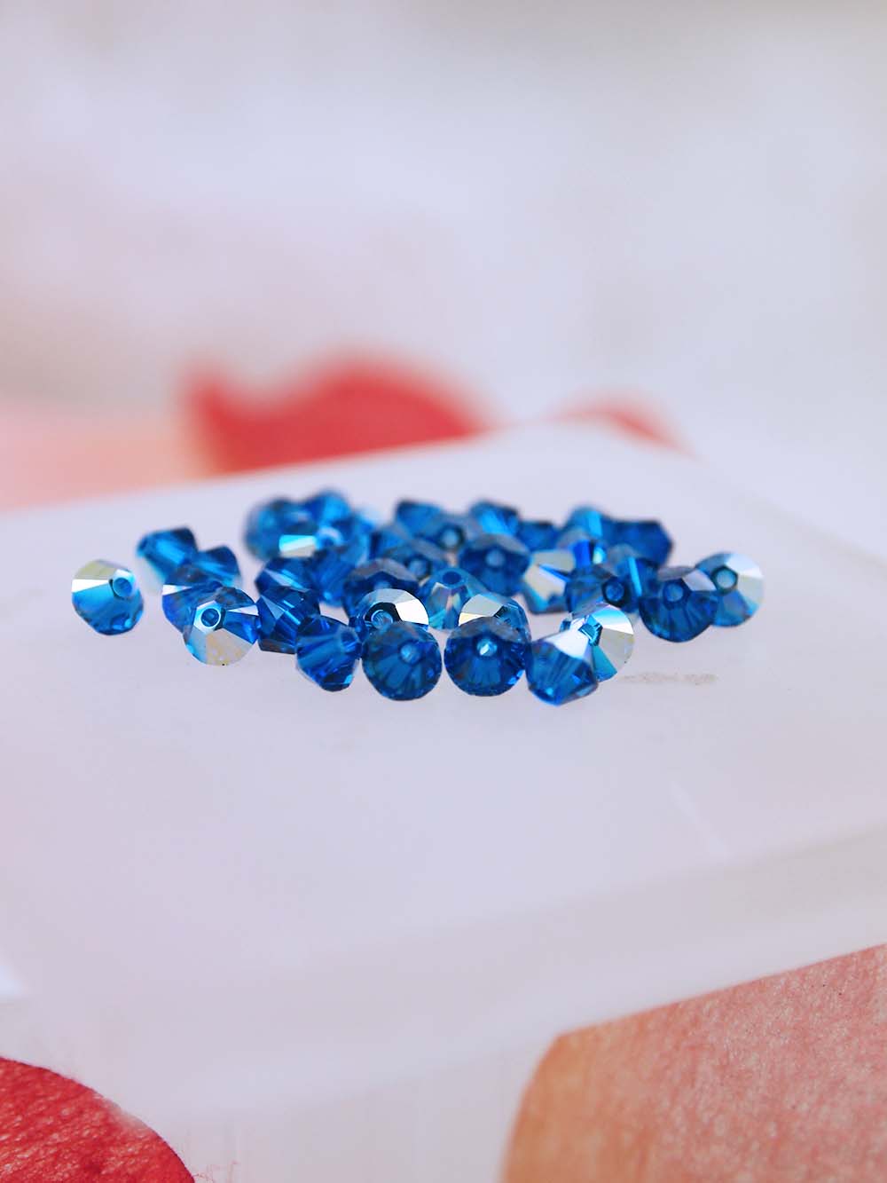 Swarovski Beads 5328 - 4mm - 36pc - Capri Blue AB