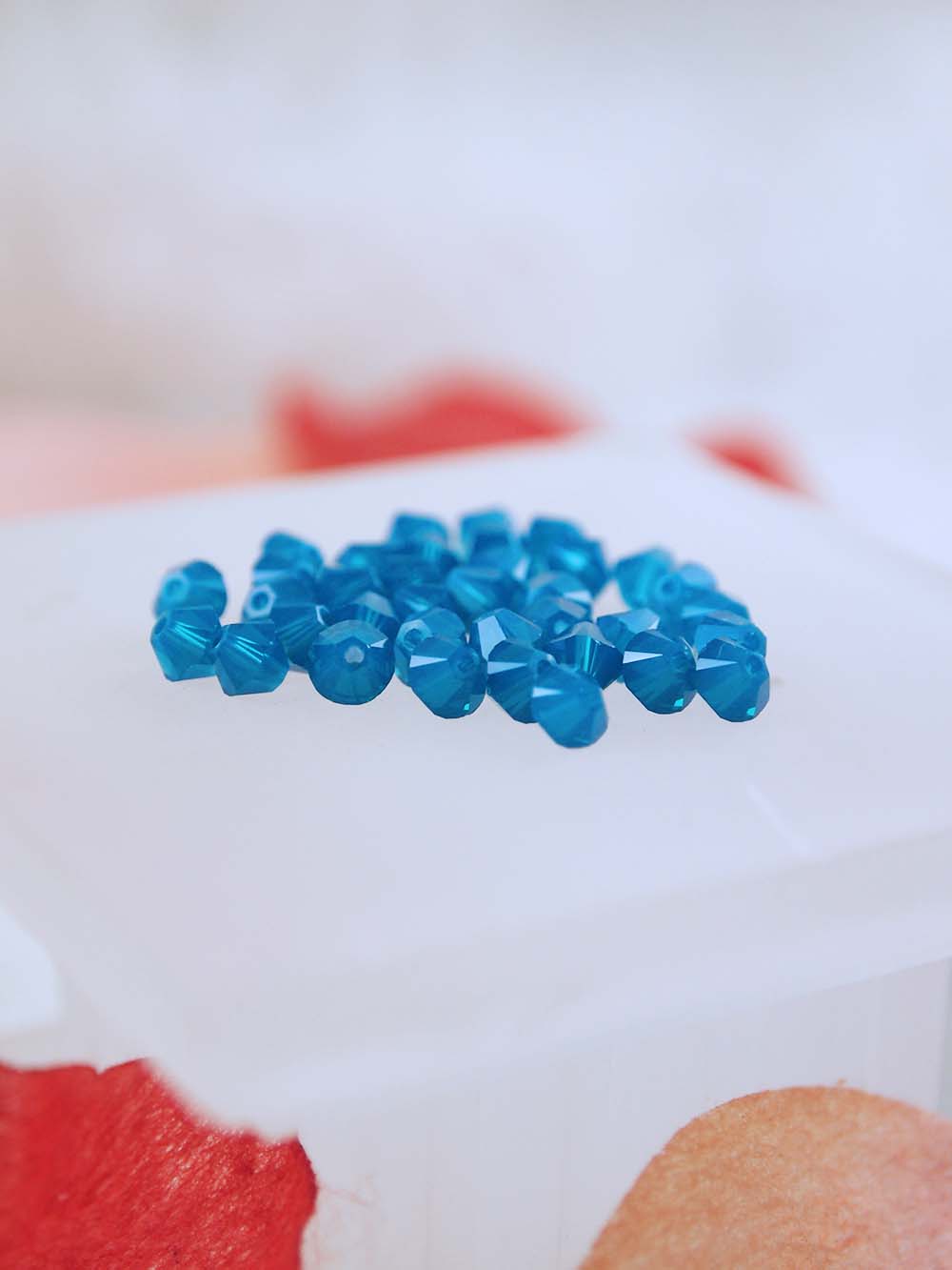 Swarovski Beads 5328 - 4mm - 36pc - Caribbean Blue Opal