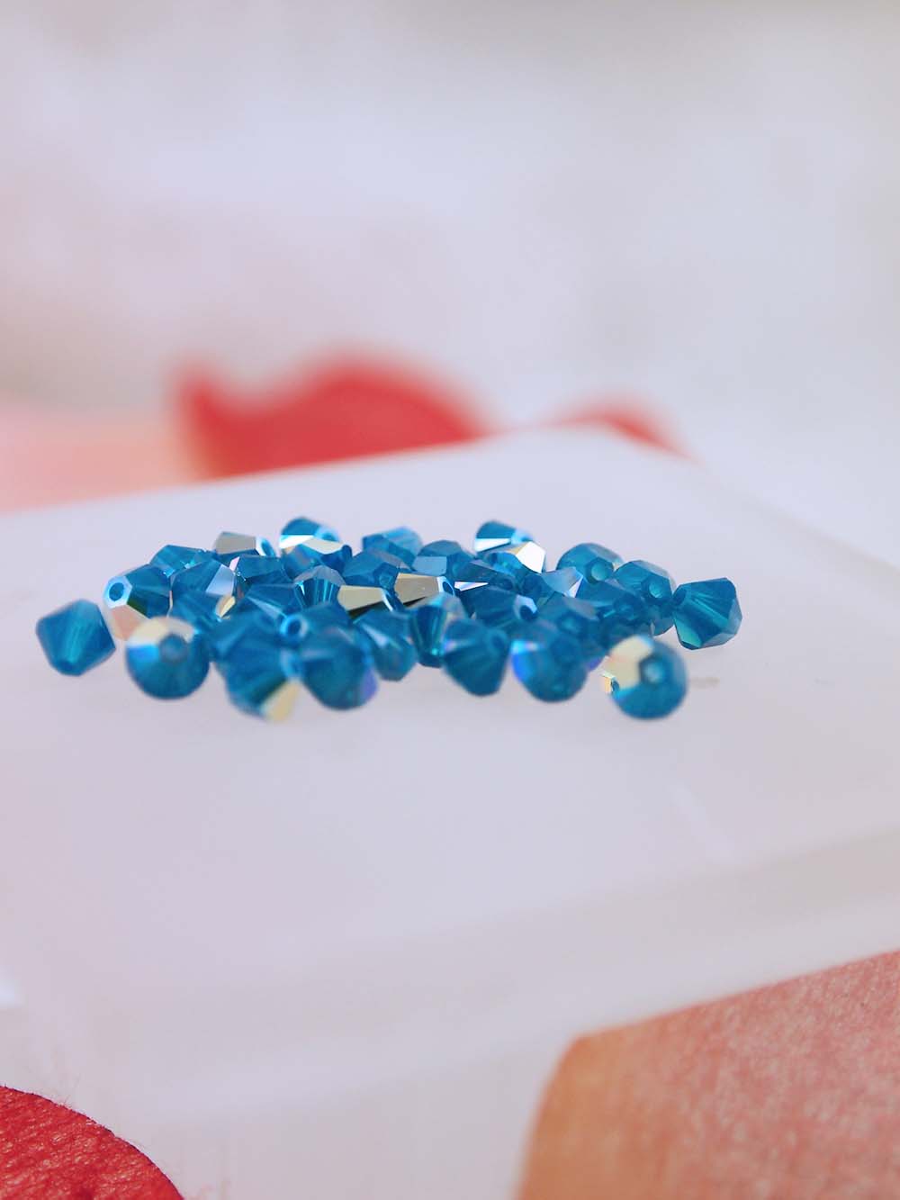 Swarovski Beads 5328 - 4mm - 36pc - Caribbean Blue Opal AB