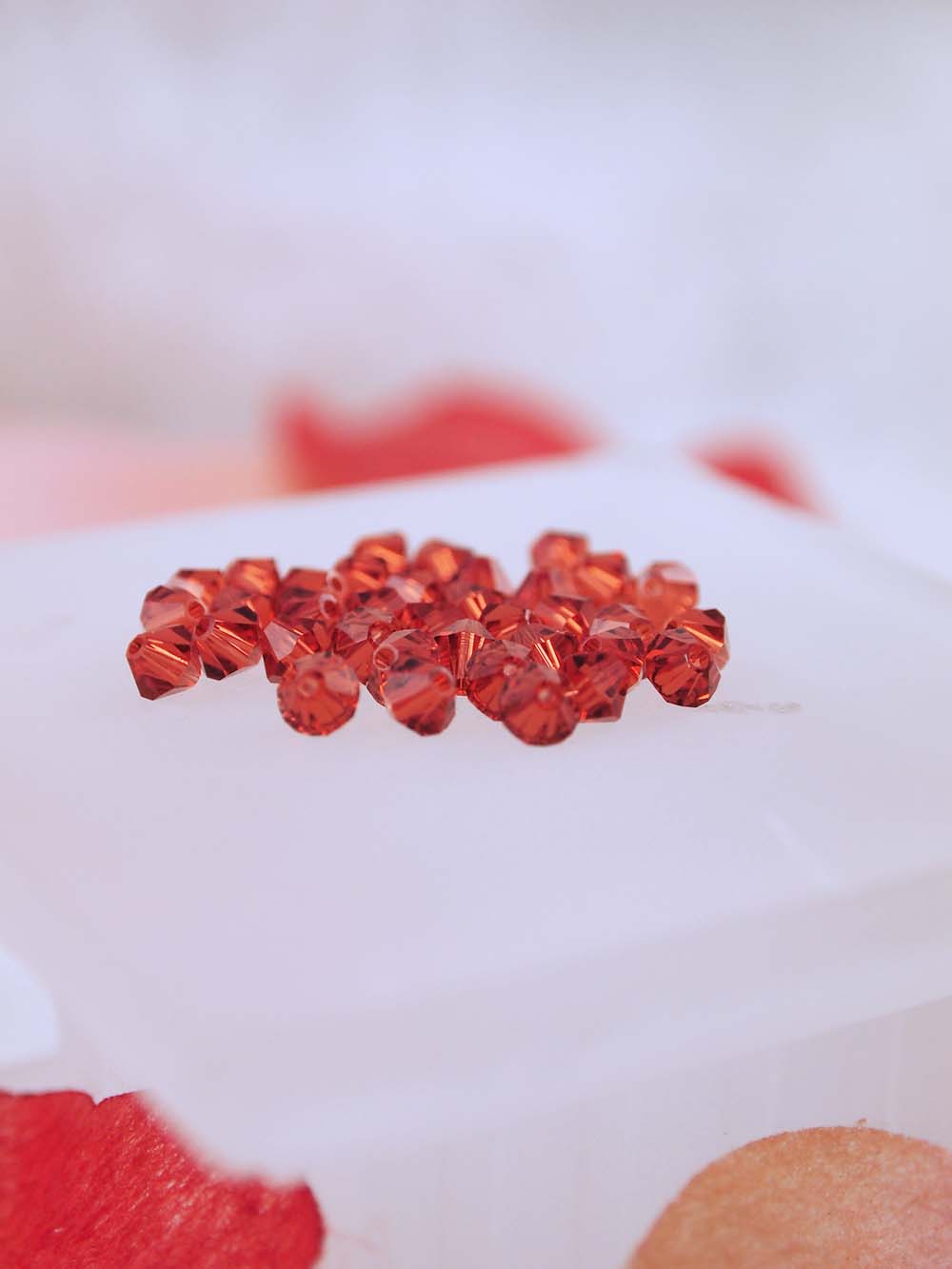 Swarovski Beads 5328 - 4mm - 36pc - Indian Red