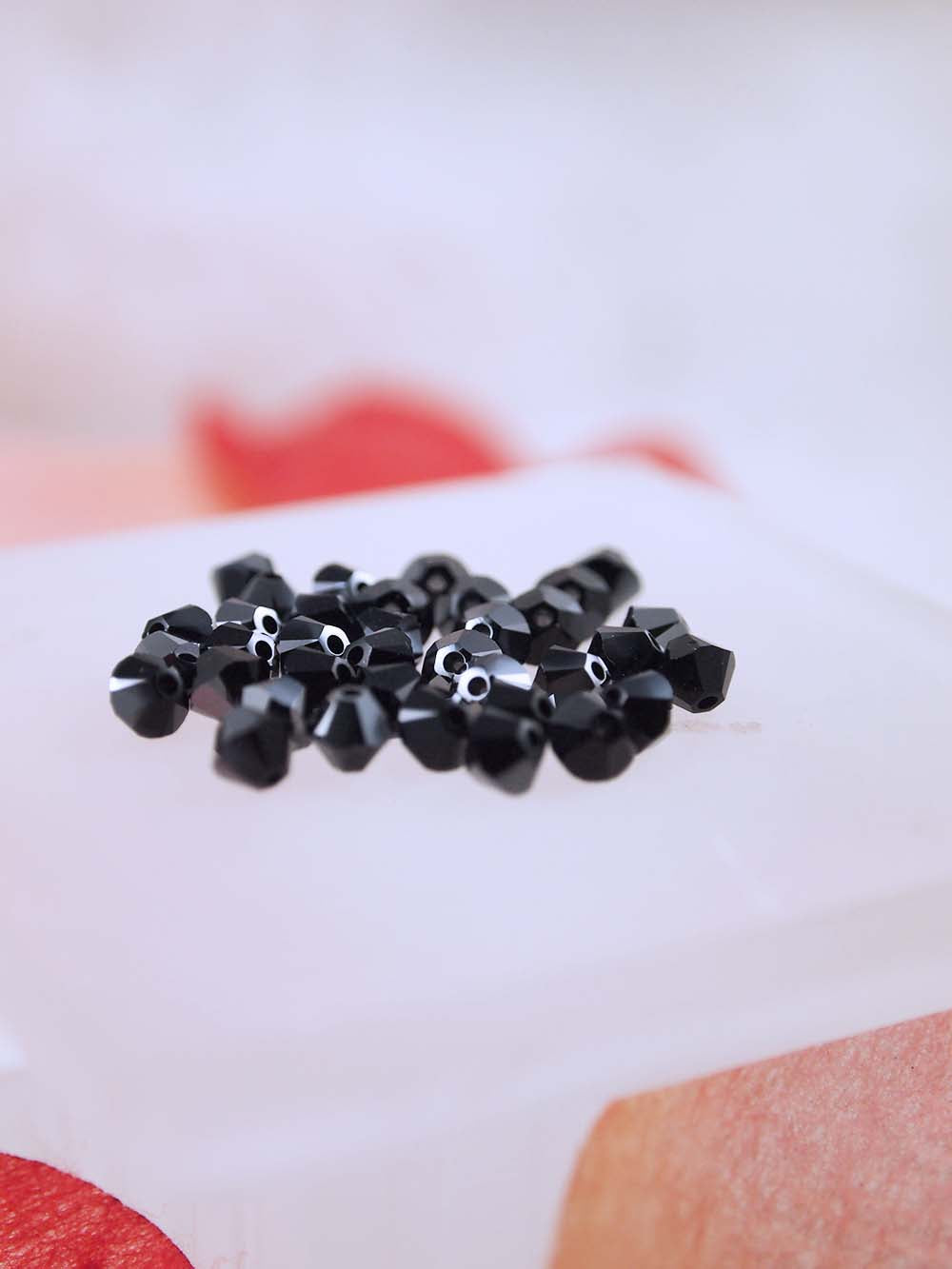 Swarovski Beads 5328 - 4mm - 36pc - Jet Hematite