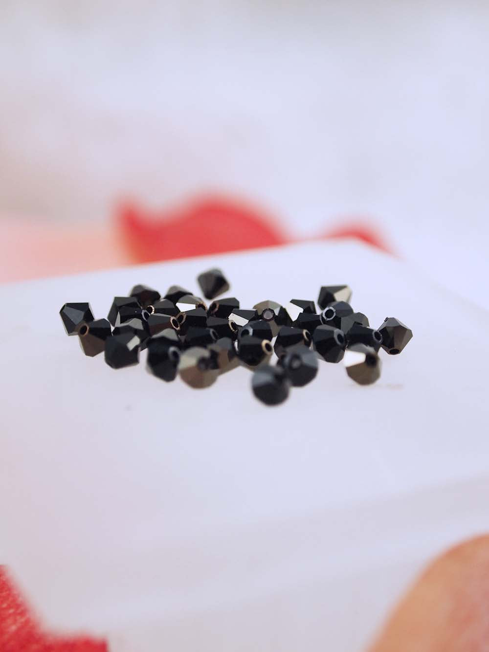 Swarovski Beads 5328 - 4mm - 36pc - Jet Nut