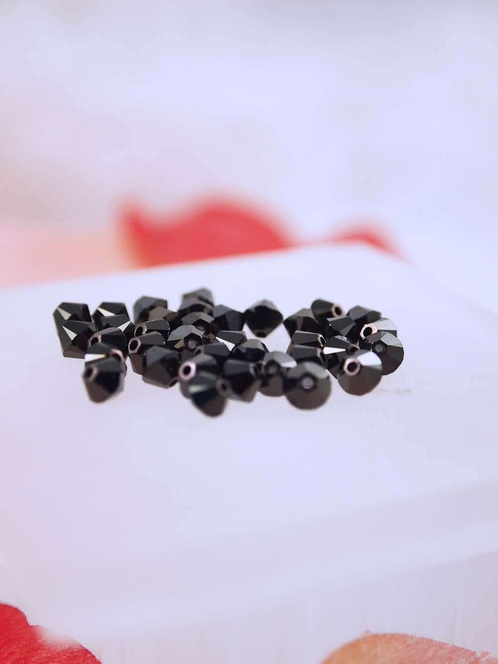 Swarovski Beads 5328 - 4mm - 36pc - Jet Nut 2X