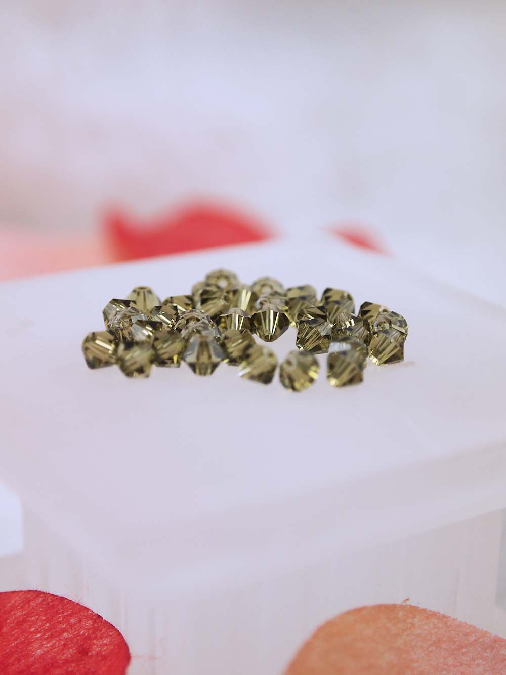 Swarovski Beads 5328 - 4mm - 36pc - Khaki