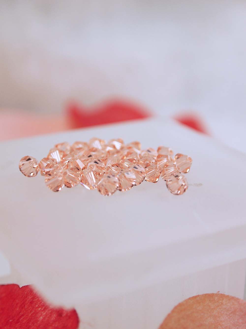 Swarovski Beads 5328 - 4mm - 36pc - Light Peach