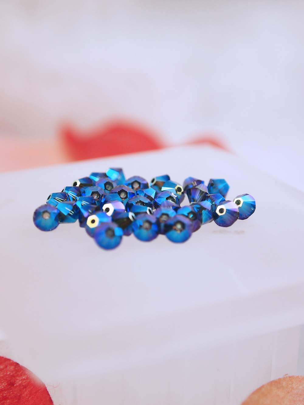 Swarovski Beads 5328 - 4mm - 36pc - Montana AB 2X