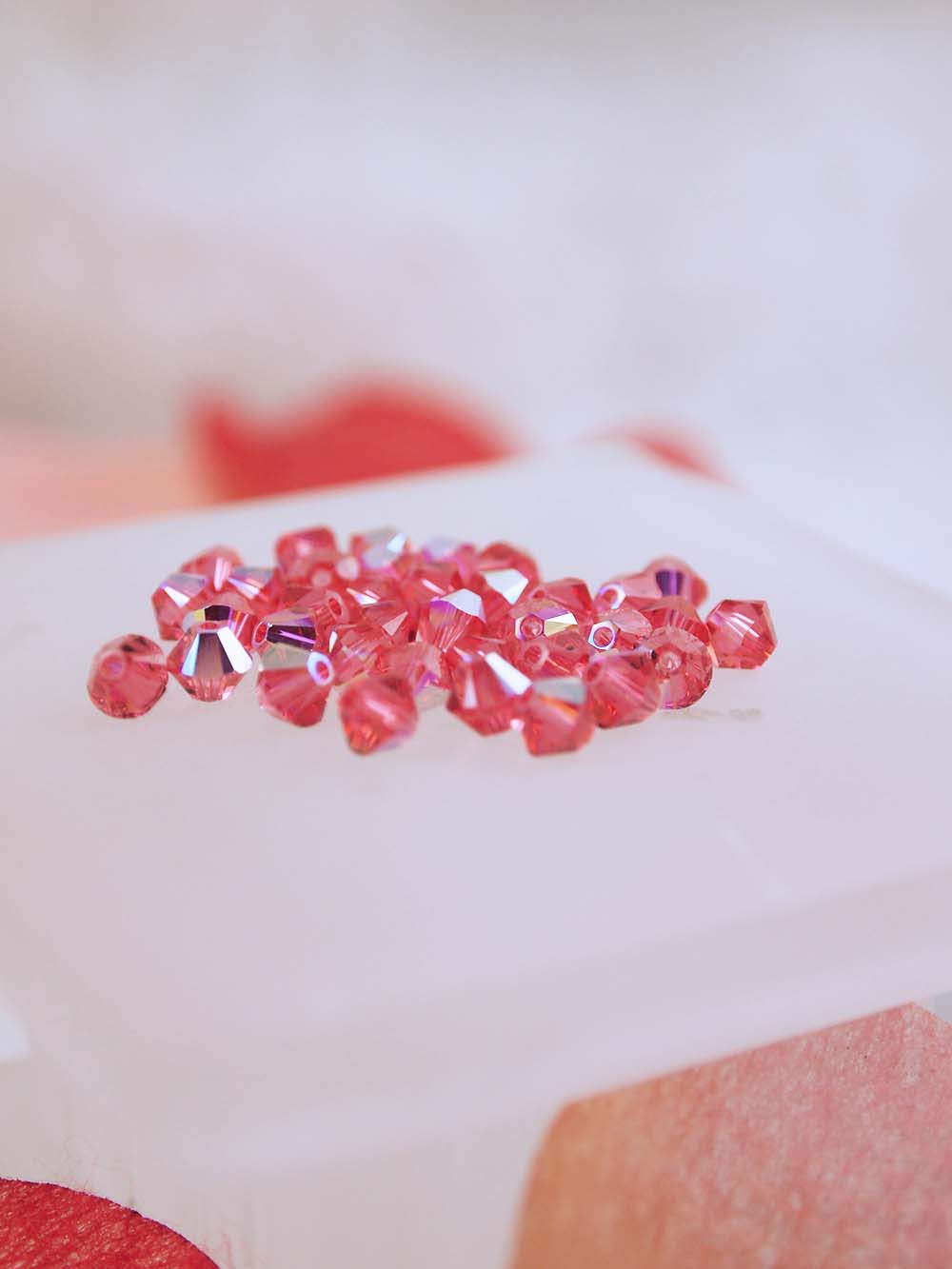 Swarovski Beads 5328 - 4mm - 36pc - Padparadscha AB