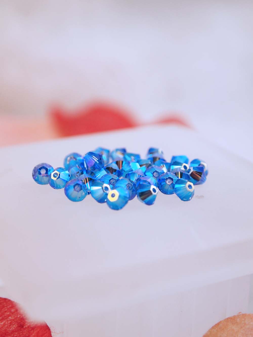 Swarovski Beads 5328 - 4mm - 36pc - Sapphire AB 2X