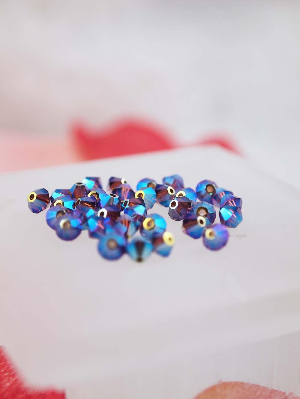 Swarovski Beads 5328 - 4mm - 36pc - Smoke Topaz AB 2X
