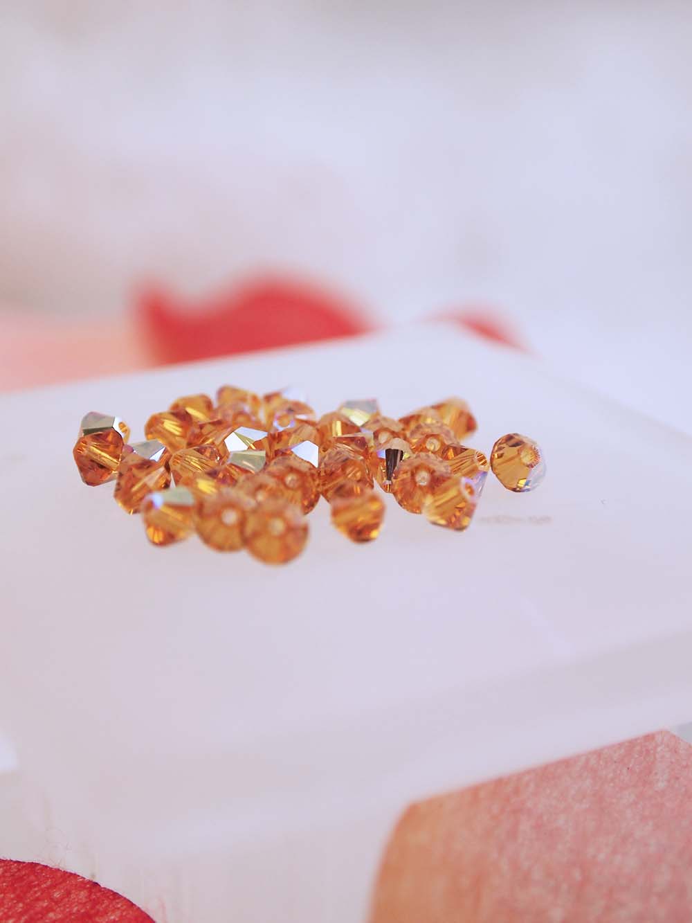 Swarovski Beads 5328 - 4mm - 36pc - Topaz AB