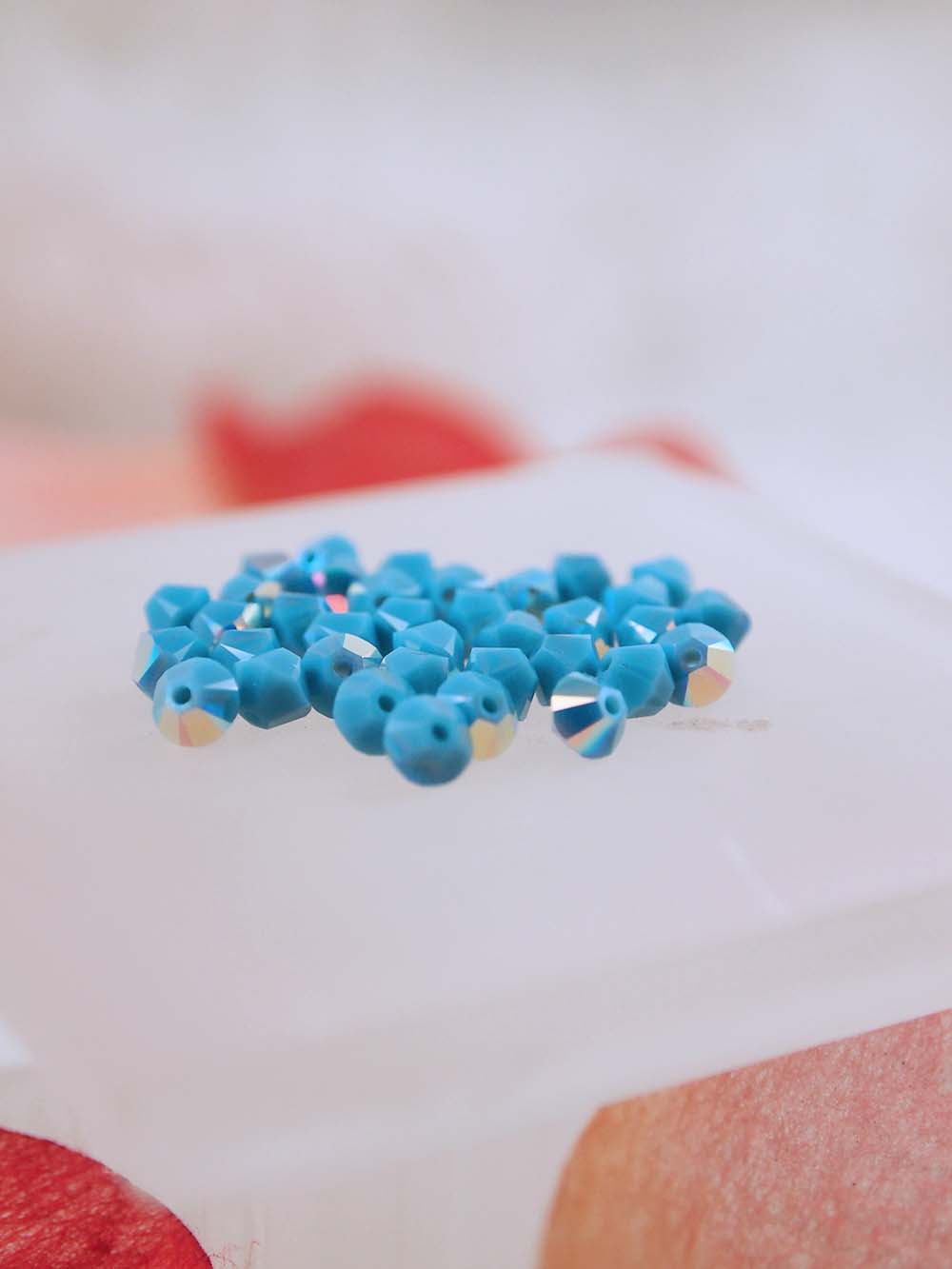 Swarovski Beads 5328 - 4mm - 36pc - Turquoise AB