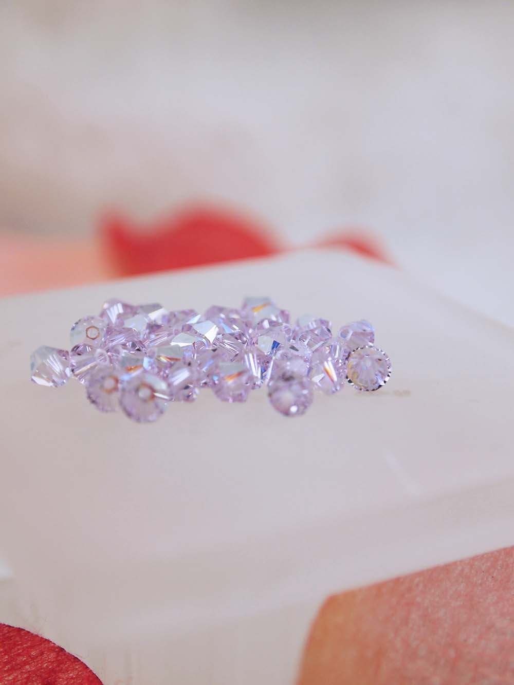 Swarovski Beads 5328 - 4mm - 36pc - Violet AB