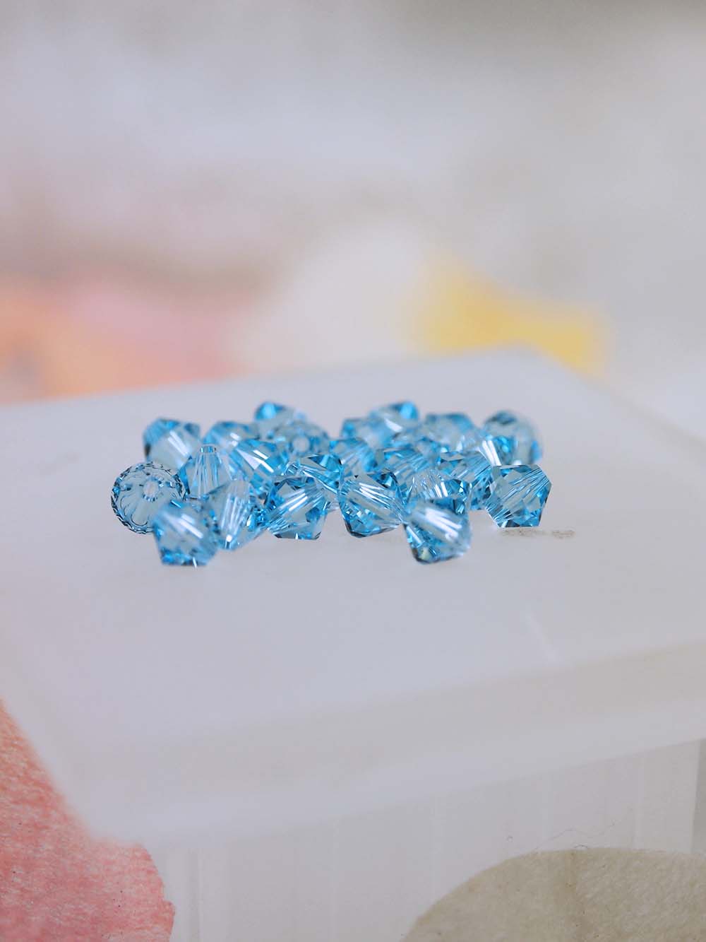 Swarovski Beads 5328 - 5mm - 24pc - Aquamarine