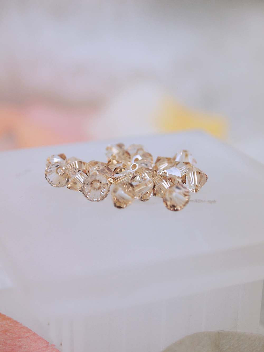 Swarovski Beads 5328 - 5mm - 24pc - Crystal Golden Shadow