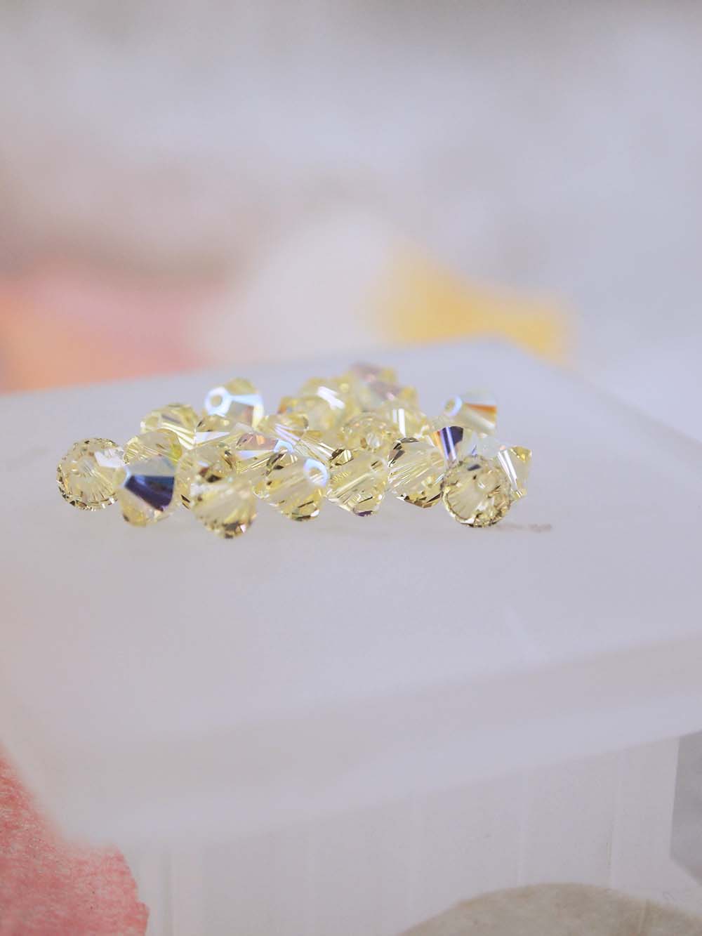 Swarovski Beads 5328 - 5mm - 24pc - Jonquil AB