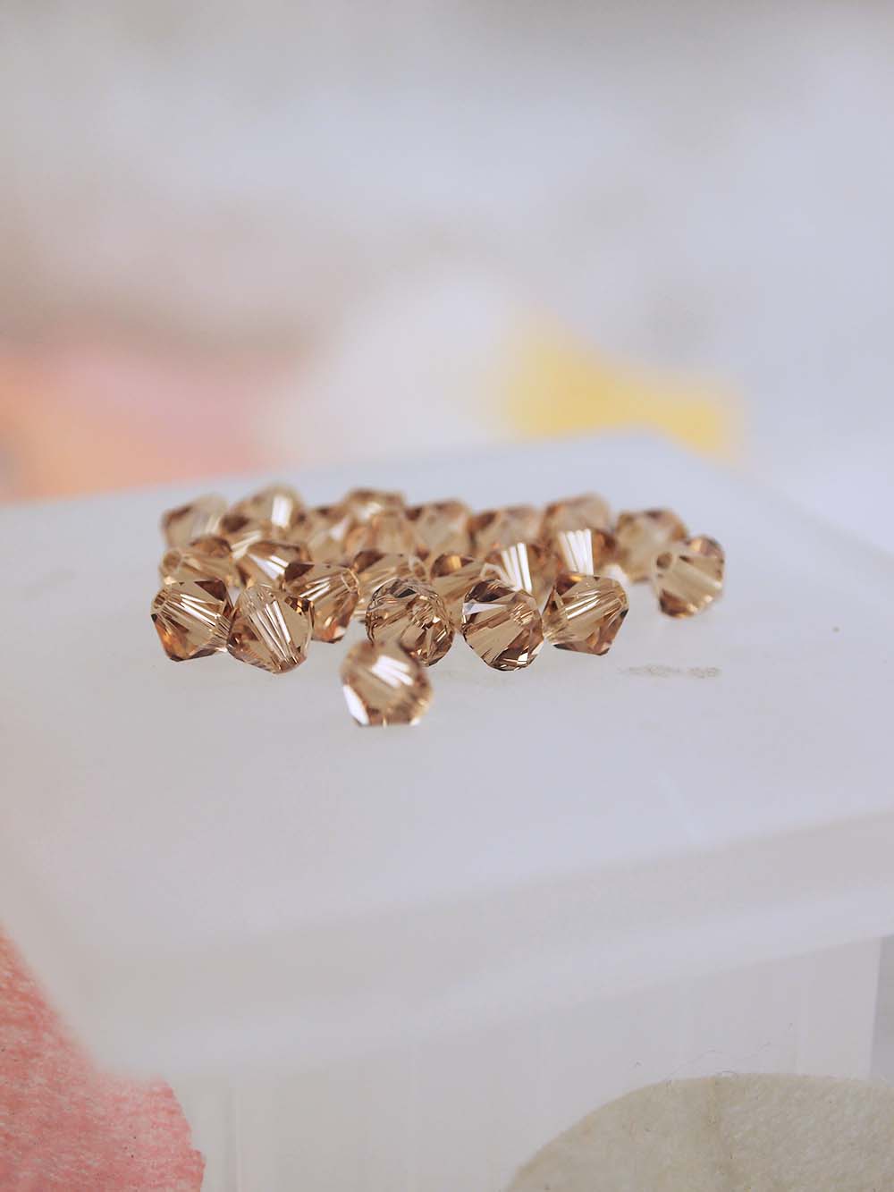 Swarovski Beads 5328 - 5mm - 24pc - Light Colorado Topaz