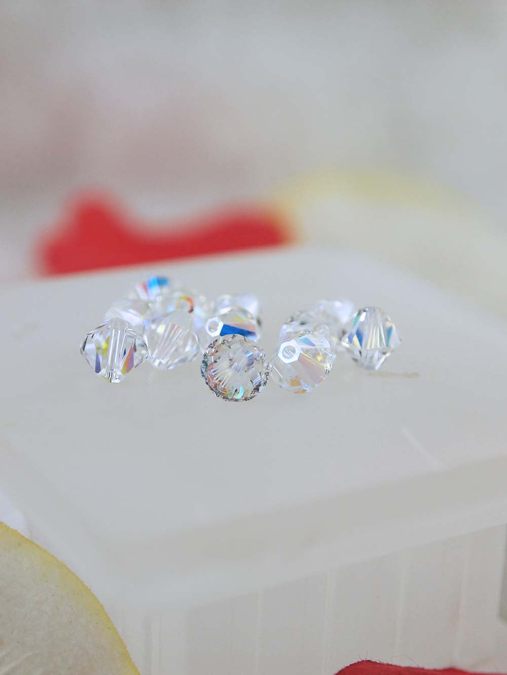 Swarovski Beads 5328 - 6mm - 12pc - Crystal AB