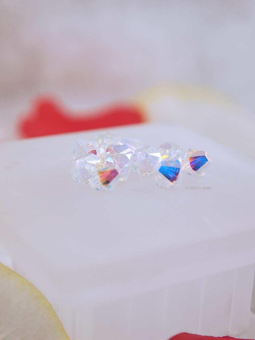 Swarovski Beads 5328 - 6mm - 12pc - Crystal AB 2X