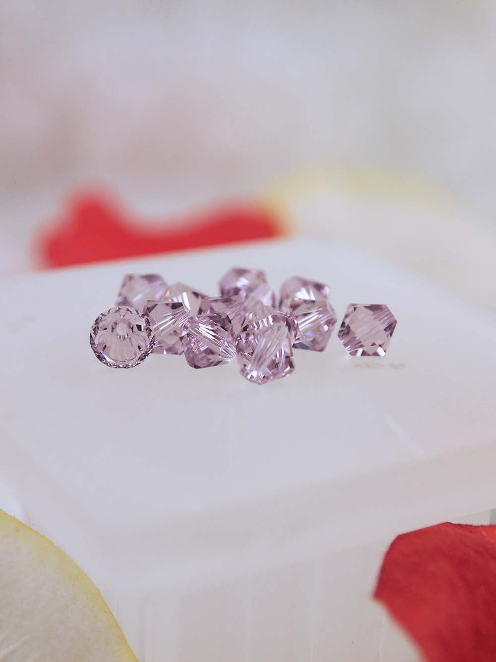 Swarovski Beads 5328 - 6mm - 12pc - Light Amethyst