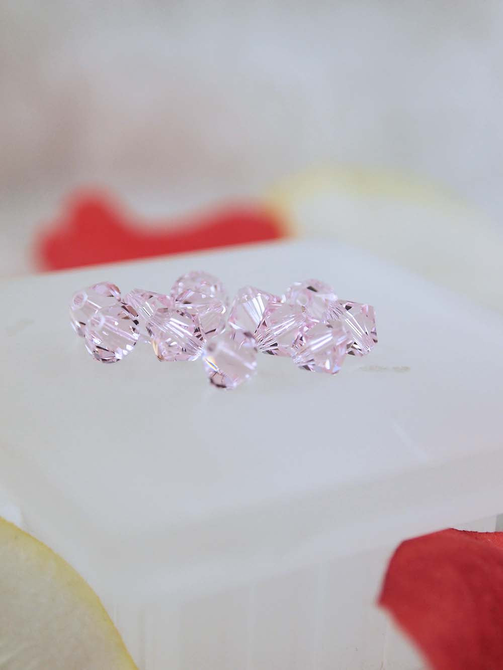 Swarovski Beads 5328 - 6mm - 12pc - Rosaline